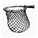 Fischernetz Schleppnetz Kastagnetten Symbol