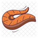 Hackfleisch Grillgut Fischsteak Icon