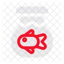 Fischglas Aquarium Wasserlebensraum Icon