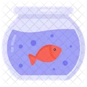 Fischtopf Fischglas Aquarium Symbol