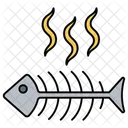 Fischgrate Fischskelett Essen Symbol