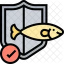 Sicherheit für Fische  Symbol