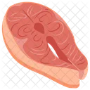 Fischsteak Filet Fleisch Symbol