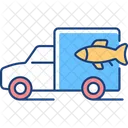 Fisch Transport Produkt Symbol