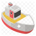 Fischtrawler Fischereifahrzeug Fischerboot Symbol