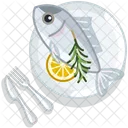 Fish Meal Restaurant Icon
