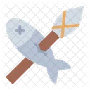 Fish Spear Hunting Icon