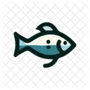 Fish Blue Fish Fishing Icono