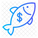 Fish Business Dollar Icon