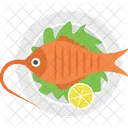 Cooked Fish Food Icon