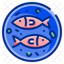 Fish Dish Plate Icon