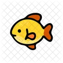 Yellow Fish Fish Sea Life Icon