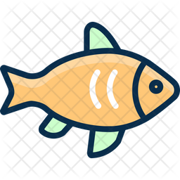 Fish Icon Of Colored Outline Style Available In Svg Png Eps Ai Icon Fonts