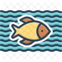 물고기 동물 물 아이콘