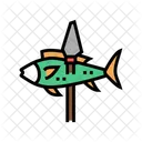 Fish Spear Color Icon