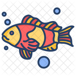 Download Free Fish Icon Of Colored Outline Style Available In Svg Png Eps Ai Icon Fonts