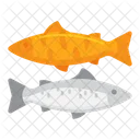 Fish Gold Fish Silver Fish Icon