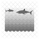 Fish Swimming Water Icon