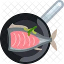 Fish Frying Kitchen Icon