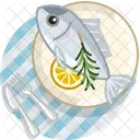 Fish Meal Restaurant Icon