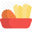 Fish And Chips Fast Food Junk Food Icon