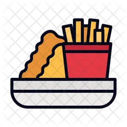 Fish And Chips  Icon