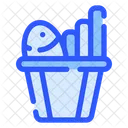 Fish And Chips Crispy Restaurant Icon