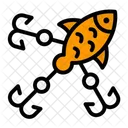 Fish Attractant Lure Bait Icon