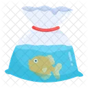 Fish Bag Fish Polythene Plastic Bag Icon