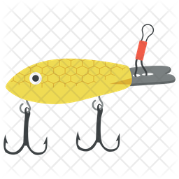 Fish Bait Icon - Download in Flat Style