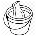 Fish Basket Fish Bucket Pail Icon