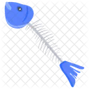 Fish Bone Skeleton Bone Icon