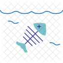 Fish Bones Fish Bone Icon Fish Skeleton Icon