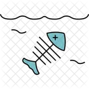 Fish Bones Fish Bone Icon Fish Skeleton Icon