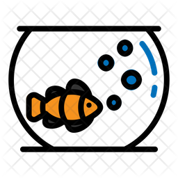 Download Free Fish Bowl Icon Of Colored Outline Style Available In Svg Png Eps Ai Icon Fonts