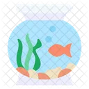 Fish Bowl Glass Bowl Icon