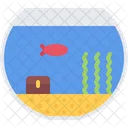 Aquarium Fish Sand Icon