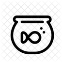 Fish Bowl Aquarium Icon