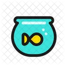 Fish Bowl Aquarium Fish Icon