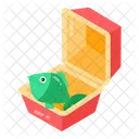 Cooked Fish Fish Box Seafood Icon