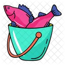 Fish Bucket  Icon