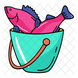 Fish Bucket  Icon