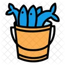 Fish Bucket Bucket Fishing Symbol