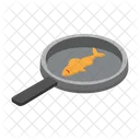 Fish Bowl Frying Icon
