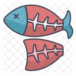 fish fillet icon of colored outline style available in svg png eps ai icon fonts iconscout