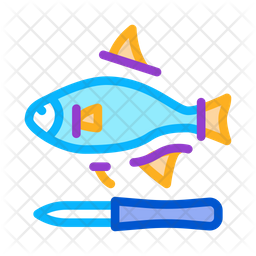 Fish Fin Cut Icon