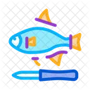 Fish Cut Fin Icon