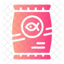 Fish Food Can Feeding Icon
