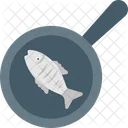 Fish Frying Fried Fish Seafood Icon