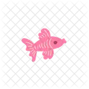 Fish Vector Pink Icon